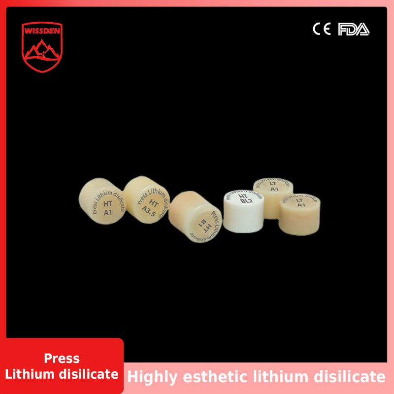 Wissden Press barren Dental glas Keramik presse Lithium di silikat barren 5 Stück Dental labor materialien keine Beschwerden für 2 Jahre