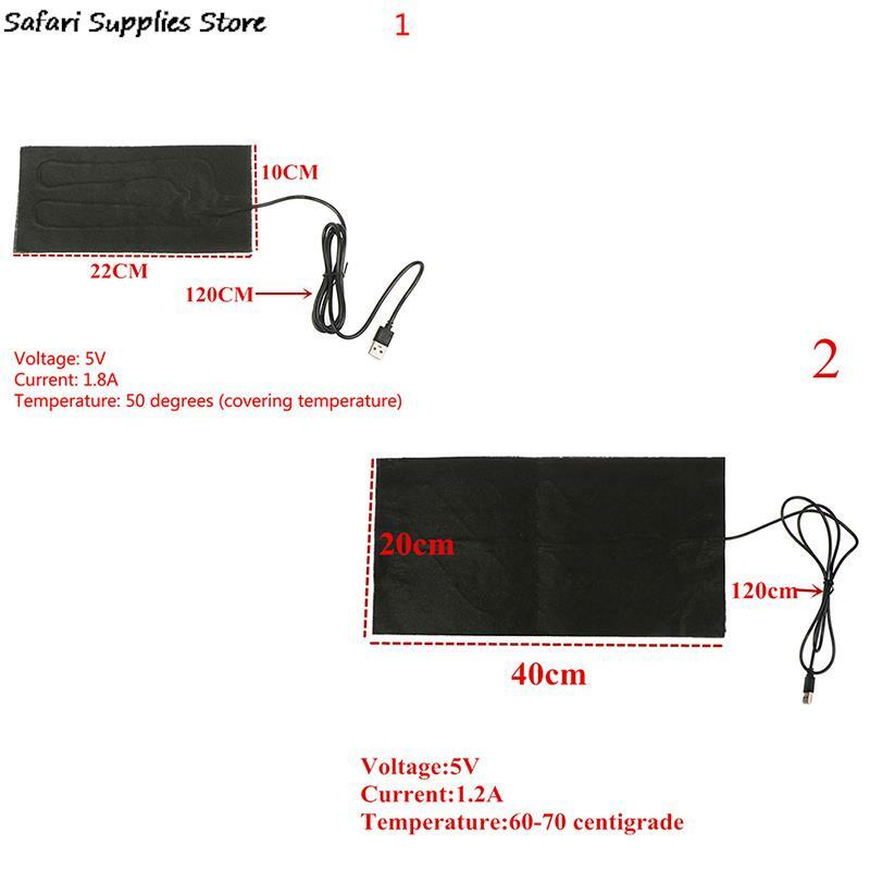 5V USB ciepłe podkładki szybki podgrzewacz poduszka dla zwierząt domowych cieplej na tkaniny kamizelki buty