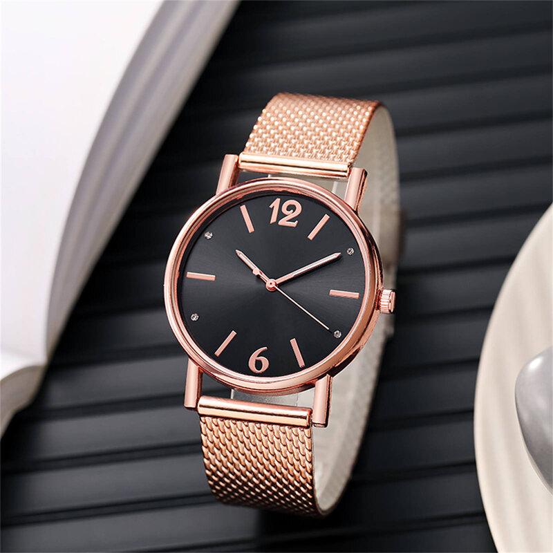 Zegarek damski 2022 modna siatka pasek na rękę zegarek minimalistyczny damski zegarek analogowy zegarek kwarcowy Relogio Feminino Montre