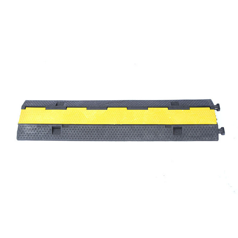 KOOJN Rubber and Plastic Trunking Speed Bumps PVC Cable Protection Trunking Pressure Plate Outdoor Ground Trunking Cover Plate