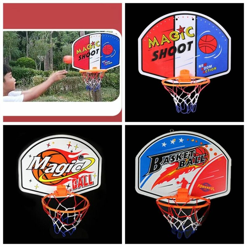 No Hole Punching Basketball Basket Hoop Brinquedos, Plastic Pendurado Basket Box, Pendurado Backboard, Instalação estável inflável