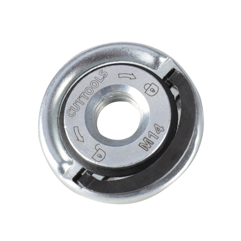 1pc Self-locking Pressure Plate 44.7mm Diameter M14 Thread Replacement Grinder Inner Outer Flange Nut Set Tools