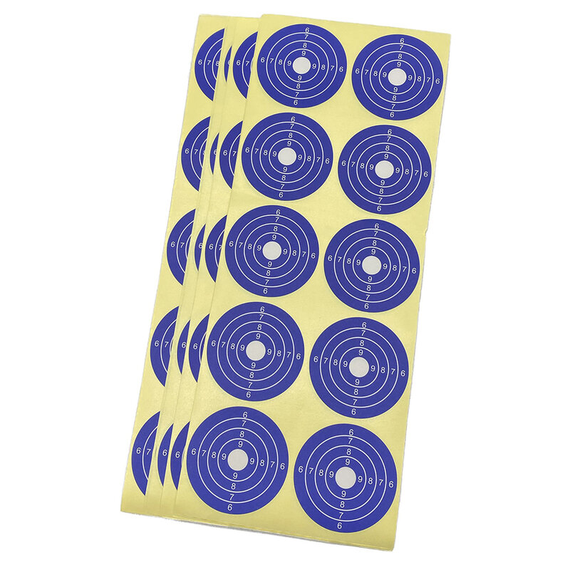 Sticker Targets-250 Pcs/Pack-5 Colors Options-2"/5cm Diameter-6789 Patterns-Shooting & Hunting-Airsoft Slingshot Airgun Firearm