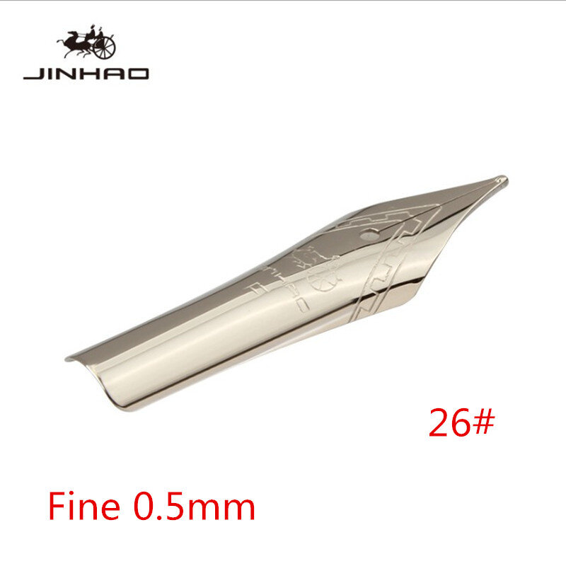 Jinhao-pluma estilográfica Universal de 0,5mm, 2 piezas, puede usar todas las series, suministros de papelería para estudiantes