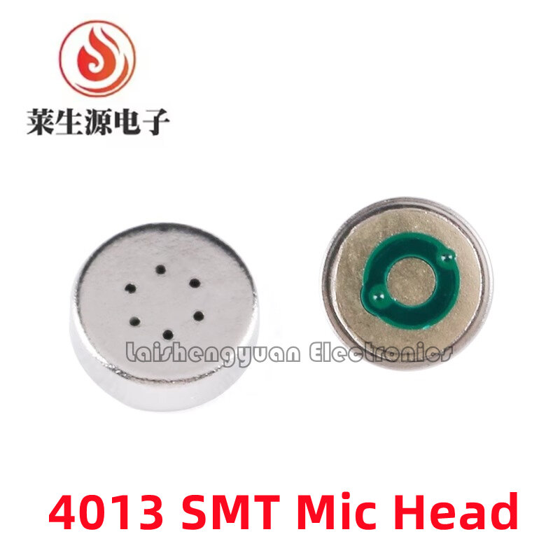 Laishengyuan-Eletrônica 4013 SMT Emitter Microfone Elétrico Pickup, 4,13 milímetros microfone, alto-falante Bluetooth, fones de ouvido