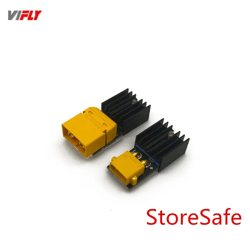 VIFLY StoreSafe 스마트 리포 배터리 방전기, RC 모델 비행기 FPV 드론 배터리용 방열판 포함, XT30 XT60 2-6S