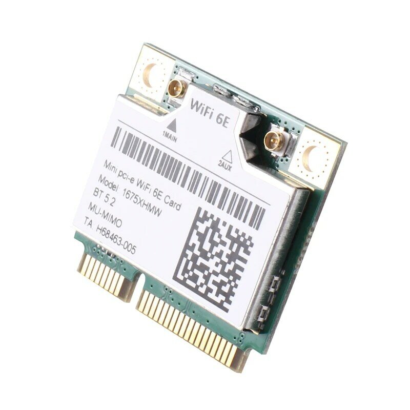 1675X 1675XHMW AX210 Wifi Card Wifi 6E 802.11AX 2.4G 5G 6G 5374Mbps Bluetooth 5.2 Mini Pcie Wifi Network Card