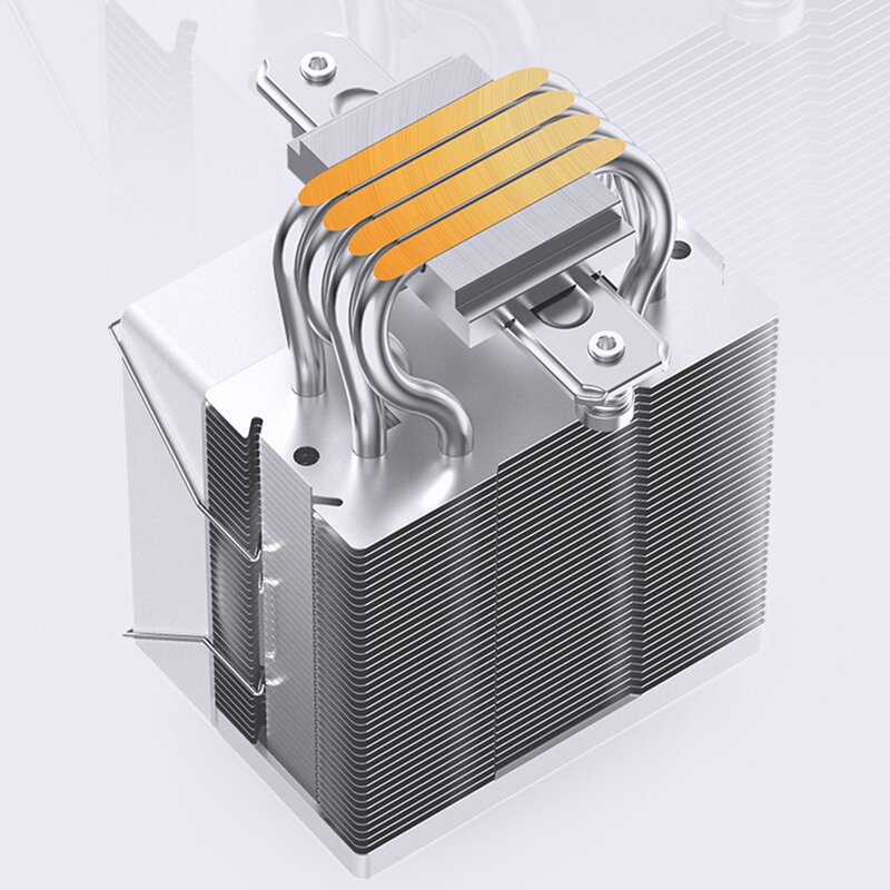مبرد هواء من junsbo موديل CR1400 EVO لوحدة المعالجة المركزية مزود بعدد 4 أنابيب حرارية مبرد هواء ARGB PWM معالج LGA1700 1200 115X AM4 AM5