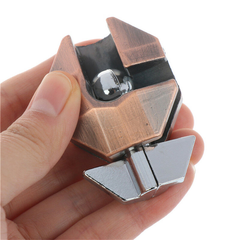 Schildpad Legering Shell Lock Puzzel Klassiek Metalen Hersenen Teaser Iq Test Speelgoed