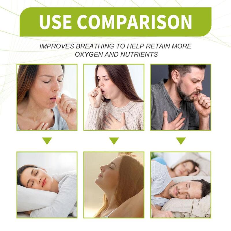 Remendos de tosse para homens e mulheres, aliviar o desconforto nasal, limpar emplastros, cuidados com a pele eficazes, 4pcs por caixa