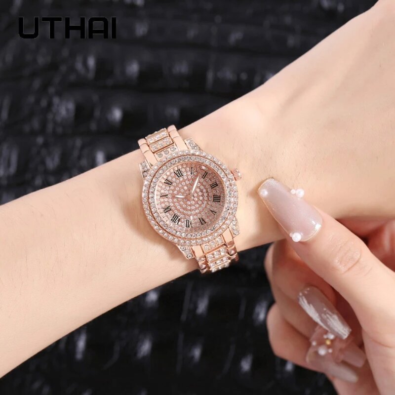 Women's Watch Diamond Ribbon Watches Gold Bracelet Woman's Quartz Wristwatch Clock Часы Женские Наручные Montre Femme Relogio 시계