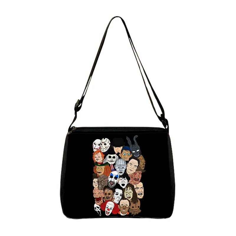 Classic Horror Movie Character Handbag Women Michael Myers / Jason / Underarm Bags Ladies New Tote Bag Fashion Shoulder Bags