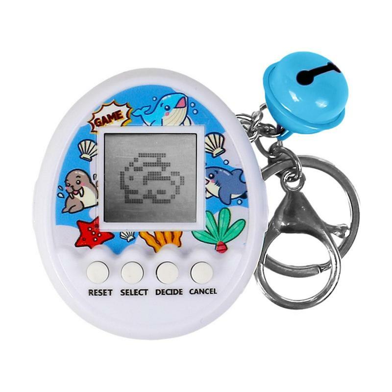 Keychain Electronic Toy Electronic Pets Toys 90S Nostalgic Pets In One Virtual Cyber Pet Toy Funny Game Console Keyring Gift