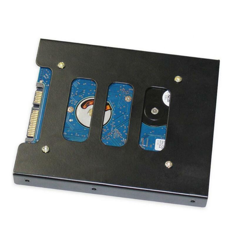 Metalowy stojak SSD 2.5 cala do 3. 5-calowy wspornik dysku twardego SATA SSD dysk półprzewodnikowy Caddy Tray Support