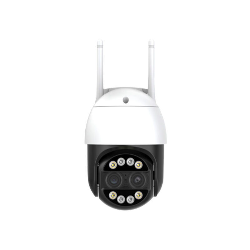 8MP iCsee APP Dual Lens Wireless PTZ IP Dome Camera AI rilevamento umanoide Home Security CCTV Baby Monitor
