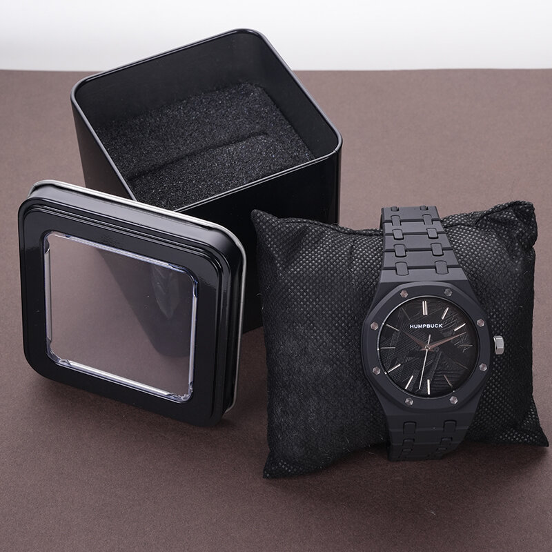 Минималистичные мужские часы HUMPBUCK, легкий водонепроницаемый браслет Luminova, изысканность и универсальность