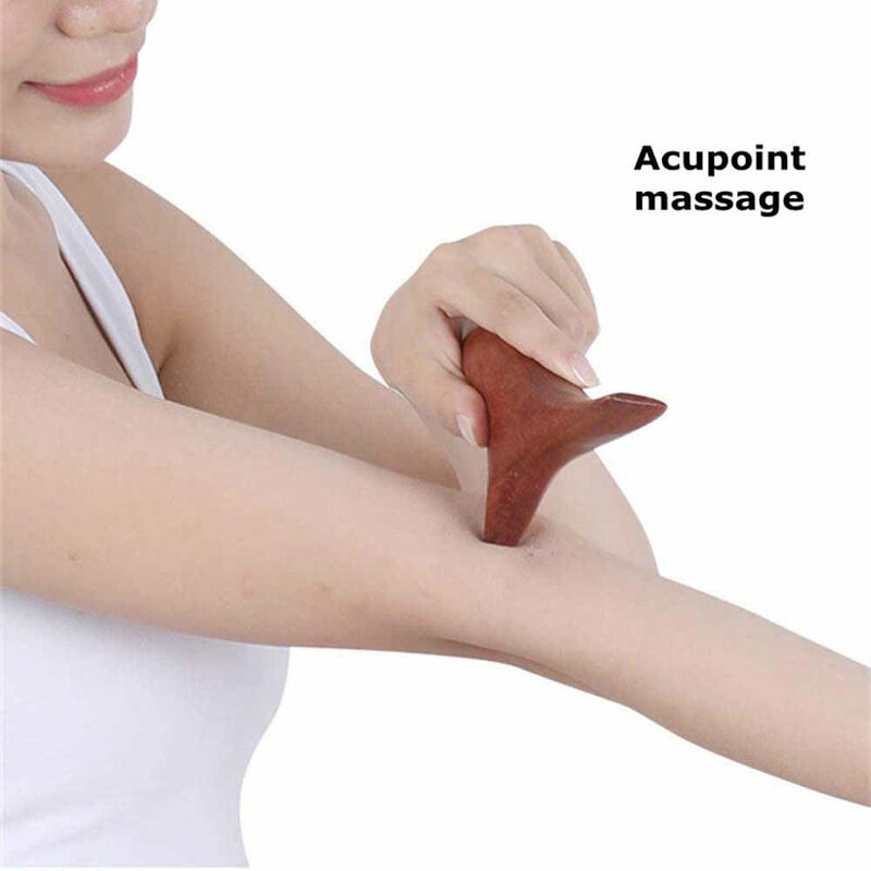 Wood Trigger Point Massage Gua Sha Tools Professional Lymphatic Drainage Tool Wood Therapy Massage Tools For Back Leg Hand Face