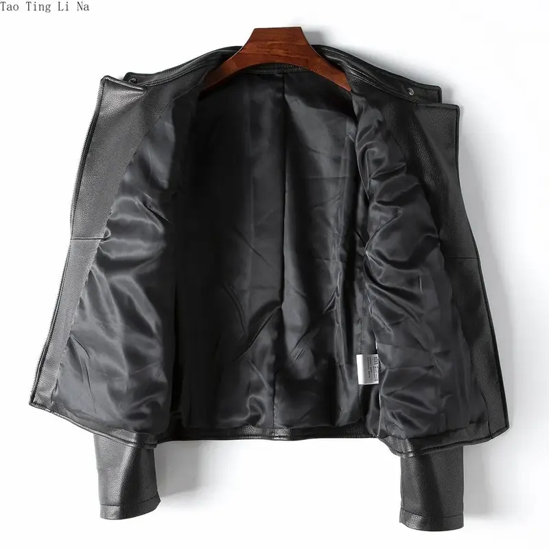 2023 여성용 진짜 양가죽 코트, 캐주얼 정품 가죽 재킷, H37, 신상