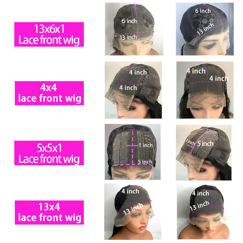 Peluca de cabello humano ondulado para mujeres negras, frontal corto de encaje postizo, corte Bob, brasileño, 5x1, Parte en T, mojado y ondulado