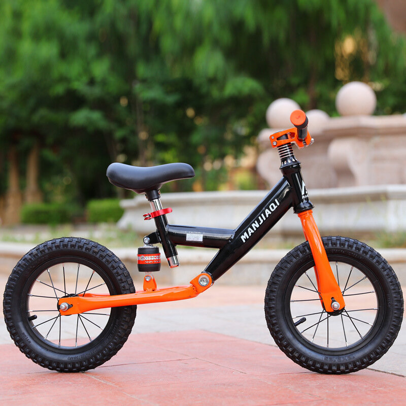 12 ''rowerek biegowy z amortyzatorem, bez roweru treningowego z nadmuchiwanymi gumowa opona dla dzieci i małych dzieci