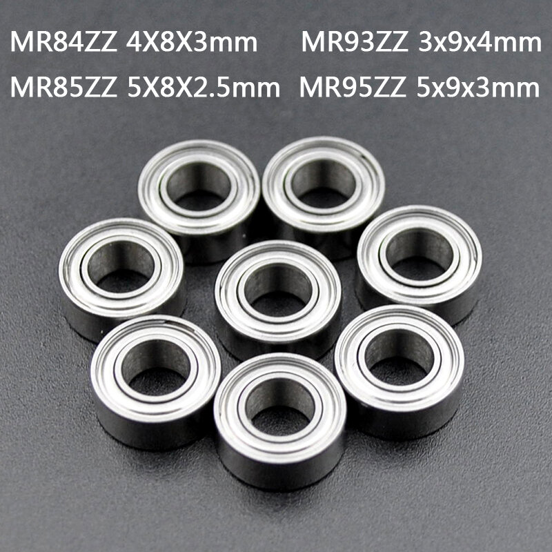Cuscinetti per lucidatrice elettrica per unghie in miniatura MR83ZZ MR84ZZ MR85ZZ MR93ZZ MR95ZZ 4 x8x3mm 5x8x2.5mm 3x9x4mm 5x9x3mm