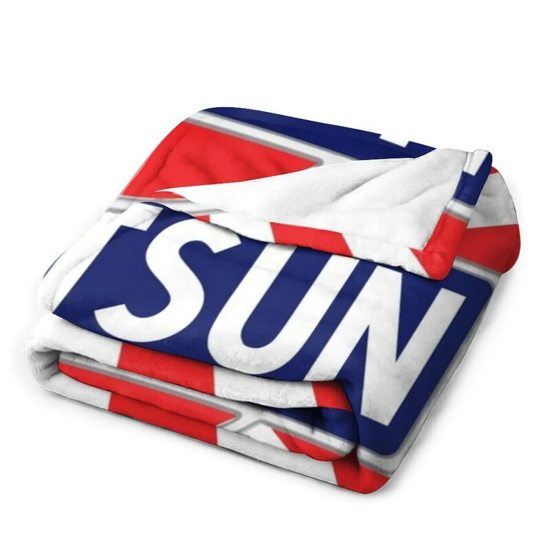 Manta Vintage Datsun Sun-ray, tela de franela, regalo personalizado