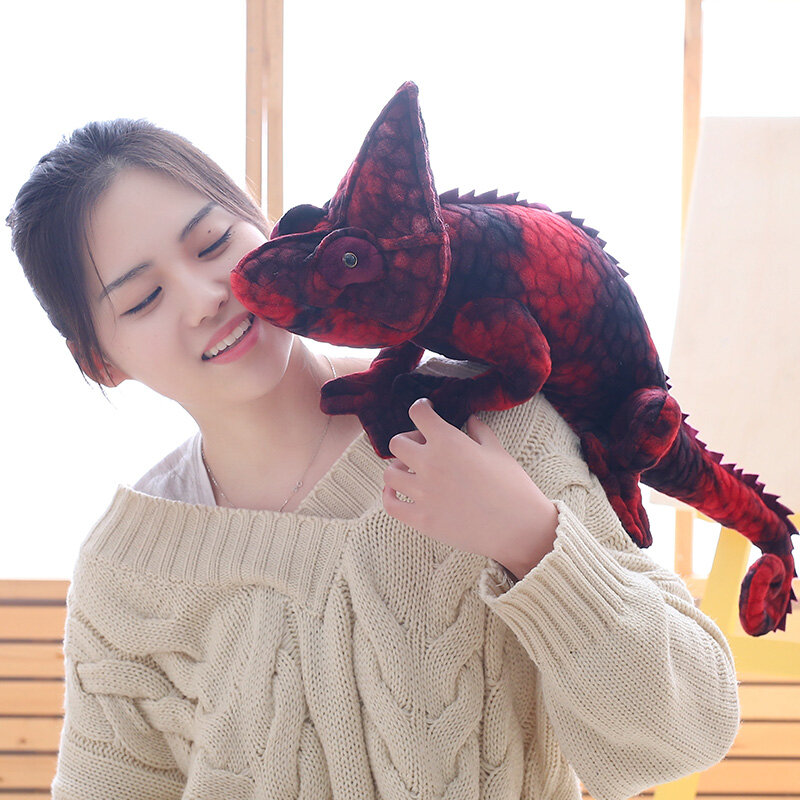 Simulation Reptiles Lizard Chameleon Plush Toys High Quality Personality Animal Doll Pillow For kids Birthday Christmas Gifts