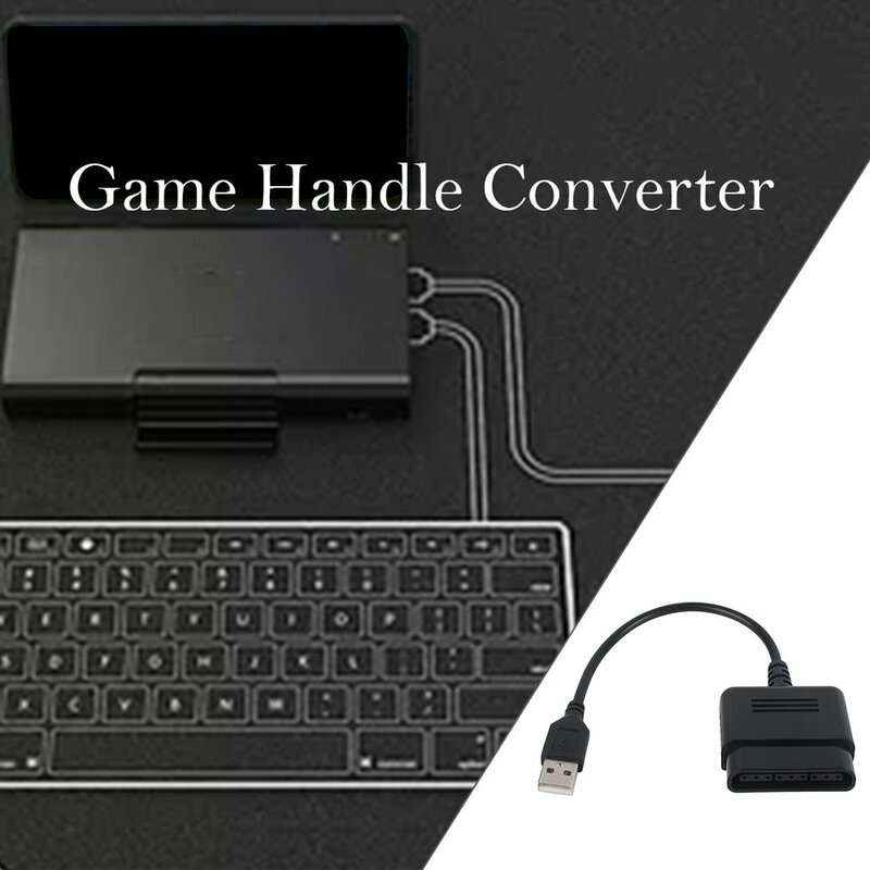 New Game Handle Converter 20 CABLE For PS2 Controller To PS3 PC USB Adapter Converter Cable Joystick Gamepad To Computer