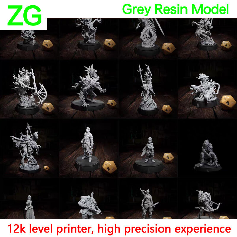 No base Lich Ghost Knight Ghost Blood Monster Prisoner Dragon and Dungeon DND Chess Model