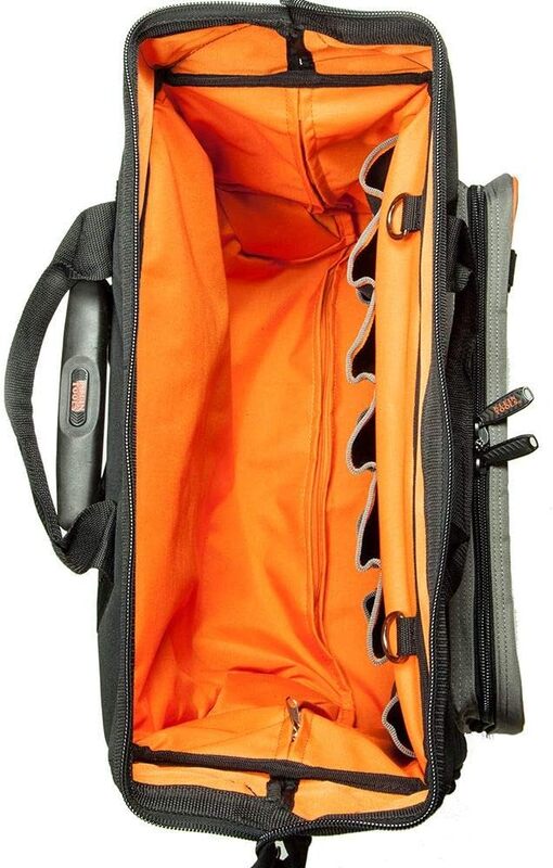 Ensemble de rangement d'outils Klein avec sac à outils roulant, tournevis multi-embouts, tournevis à écrou et accessoires