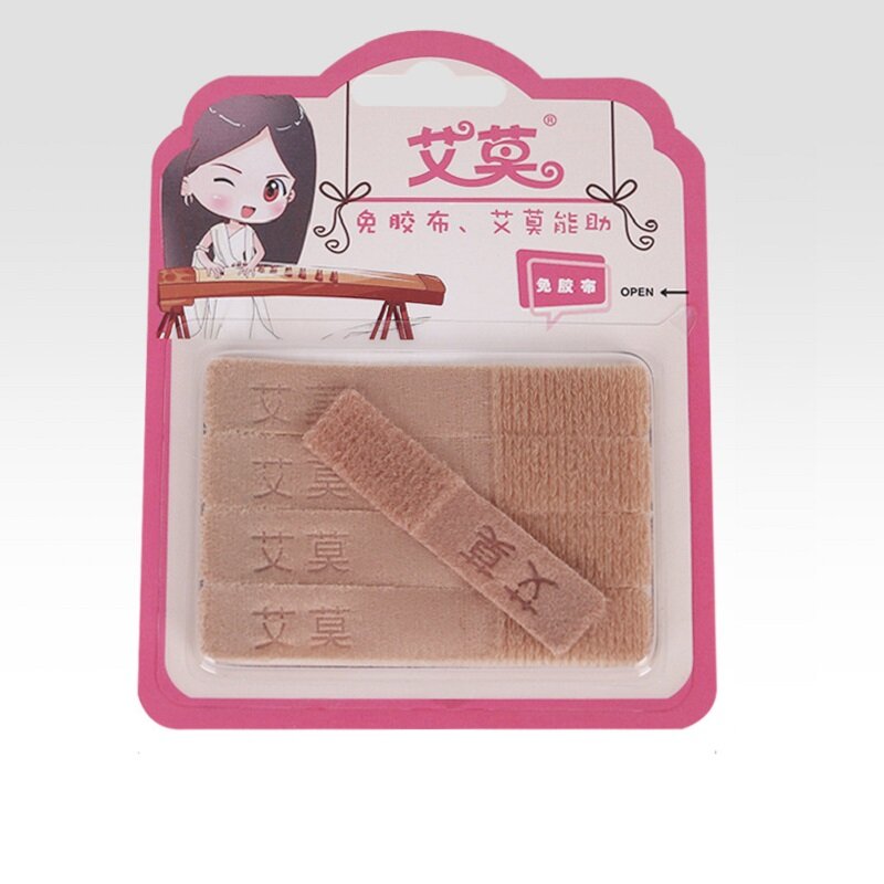 Guzheng respirável Nail Cover, tamanho ajustado Tape-Free, protetor de dedo para adultos e crianças, proteção prática