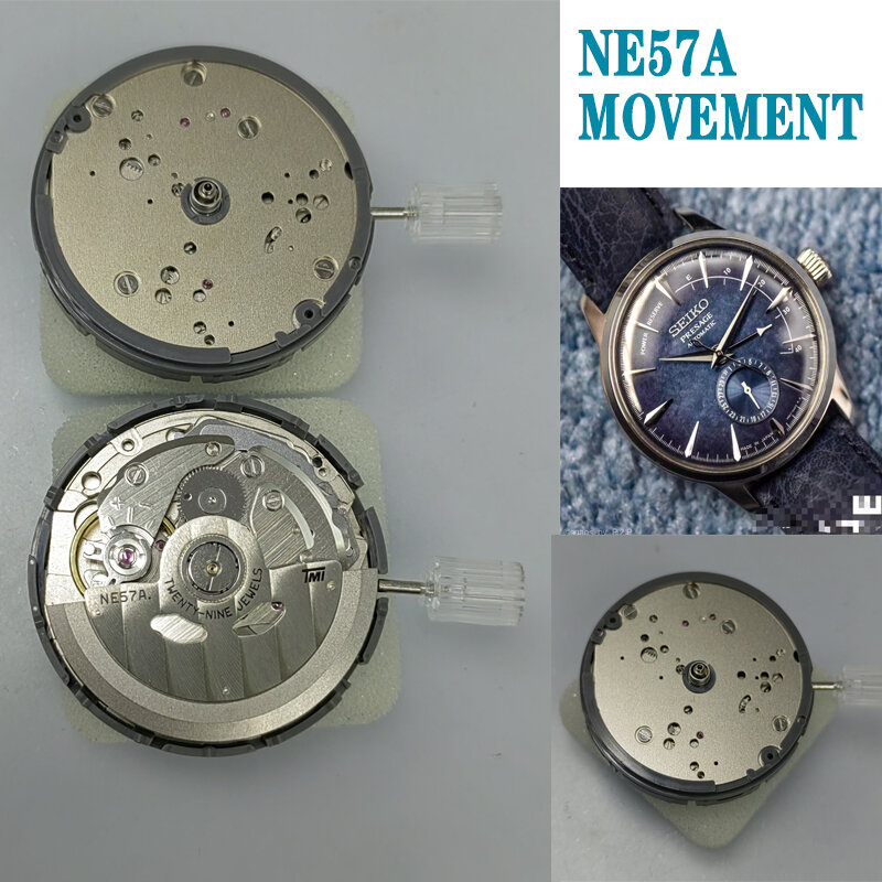Роскошный механический механизм NE57A из алюминия, 29 драгоценностей, три стрелки, ремонт, запасные части