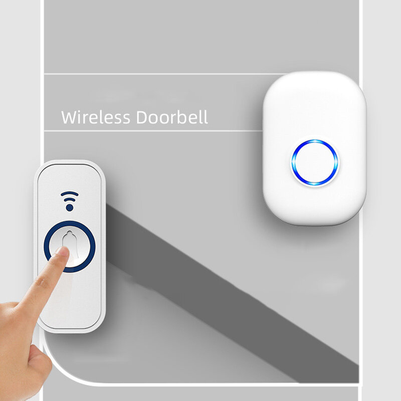 Home Elderly Caller Remote Control Door Bell Intelligent Waterproof Wireless Doorbell Emergency Pager