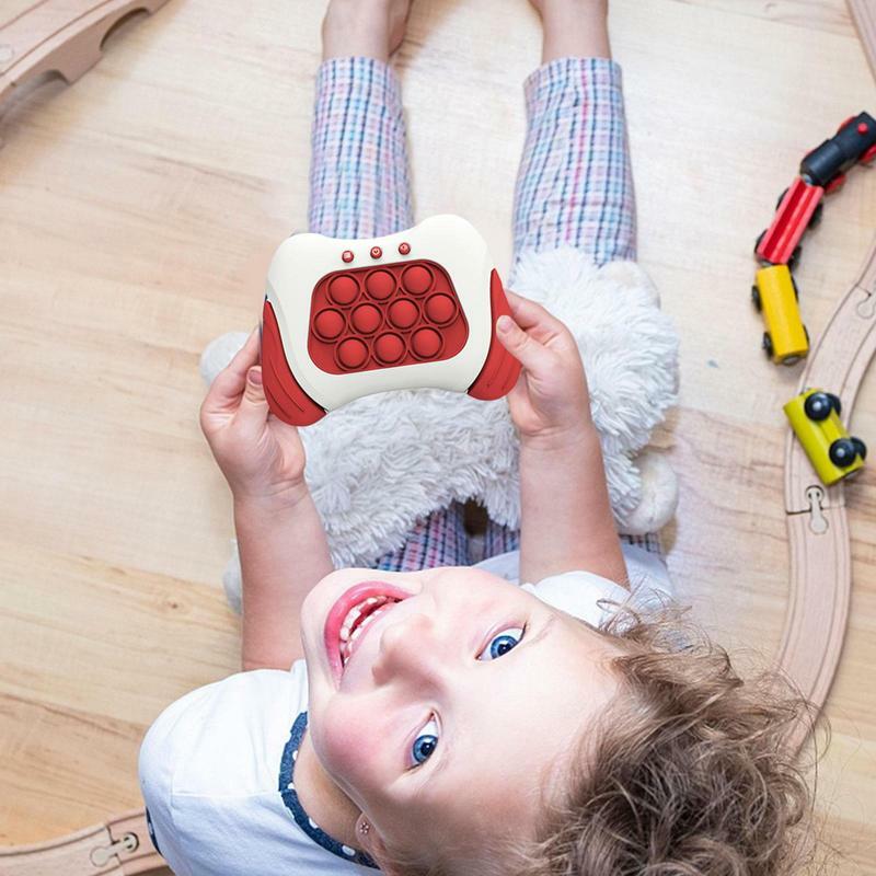 Consola de juegos de burbujas de empuje rápido, Juguetes Divertidos whac-a-moles para niños, niños y niñas, juguetes antiestrés para adultos