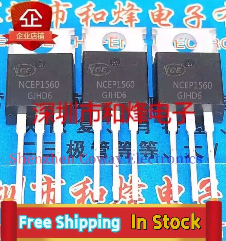 10PCS-30PCS  NCEP1560  TO-220 MOS 150V 60A   In Stock Fast Shipping