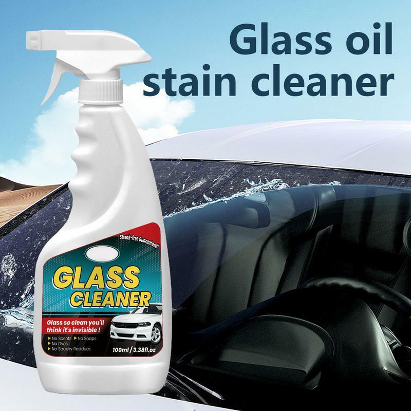 Nettoyant pour vitres de voiture, dissolvant de taches d'eau, nettoyeur de pare-brise, décapant de vitres de voiture, dissolvant de taches d'eau pour voitures, camions et vitres