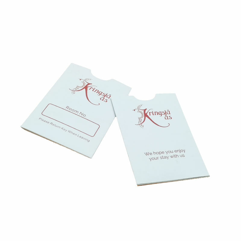 Carte-clé personnalisée pour hôtel, carte de lancer blanche, manchon de carte-clé personnalisé, conception de qualité, offre spéciale