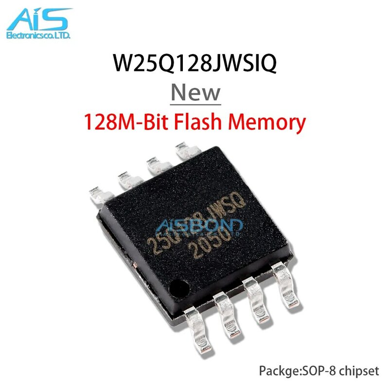 5 шт./лот Новый W25Q128JWSIQ 25Q128JWSIQ W25Q128JWSQ 25Q128JWSQ SOP-8 3В 128M-bit последовательная флеш-память IC чип