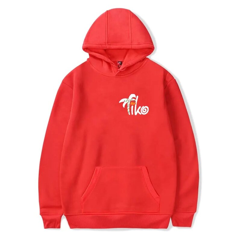 Tiko Youth-hoodies de Manga comprida homem E micher, ด้านบนลำลอง, Roupa de jogo, férias
