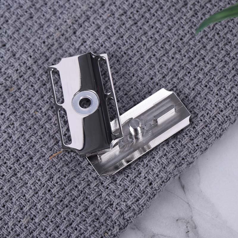 Yaqi 70SB Straight Bar  316 Stainless Steel Polished Safety Razor Head with 0.7mm Blade Gap