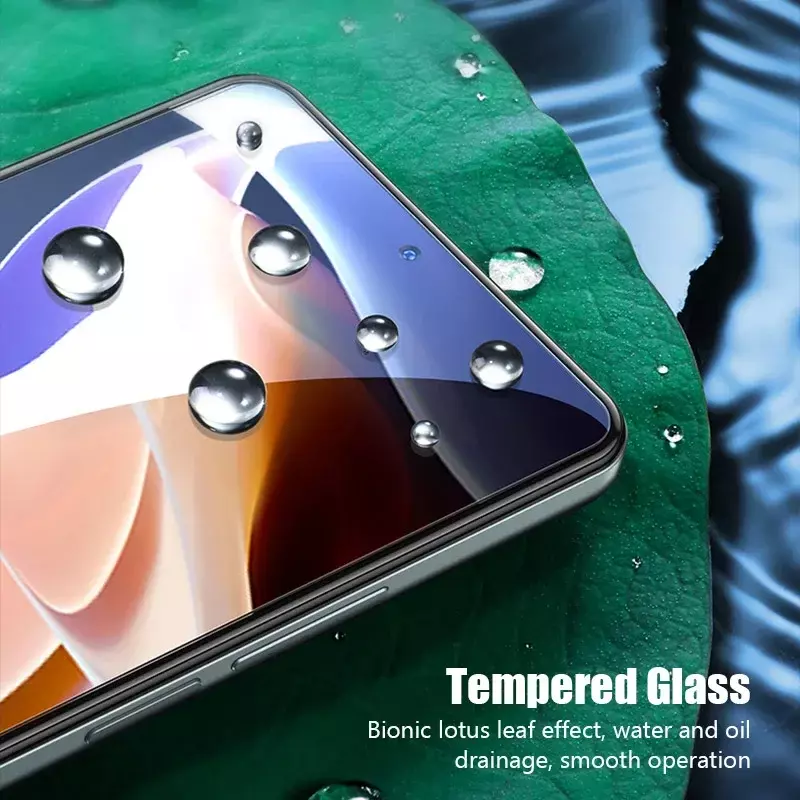 Pelindung layar kaca Tempered, 5 buah untuk Redmi Note 11 12 Pro Plus 5G 11S 10S 9S untuk Redmi Note 10 11 9 8 Pro 5G 10C 9C 9A Glass