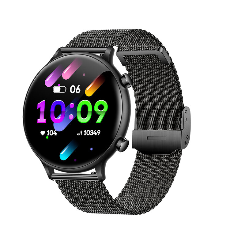 Gorący sprzedający się w wysokiej rozdzielczości duża okrągła ekran sportowy smartwatch zegarek Bluetooth z funkcją wodoodpornego liczenia kroków