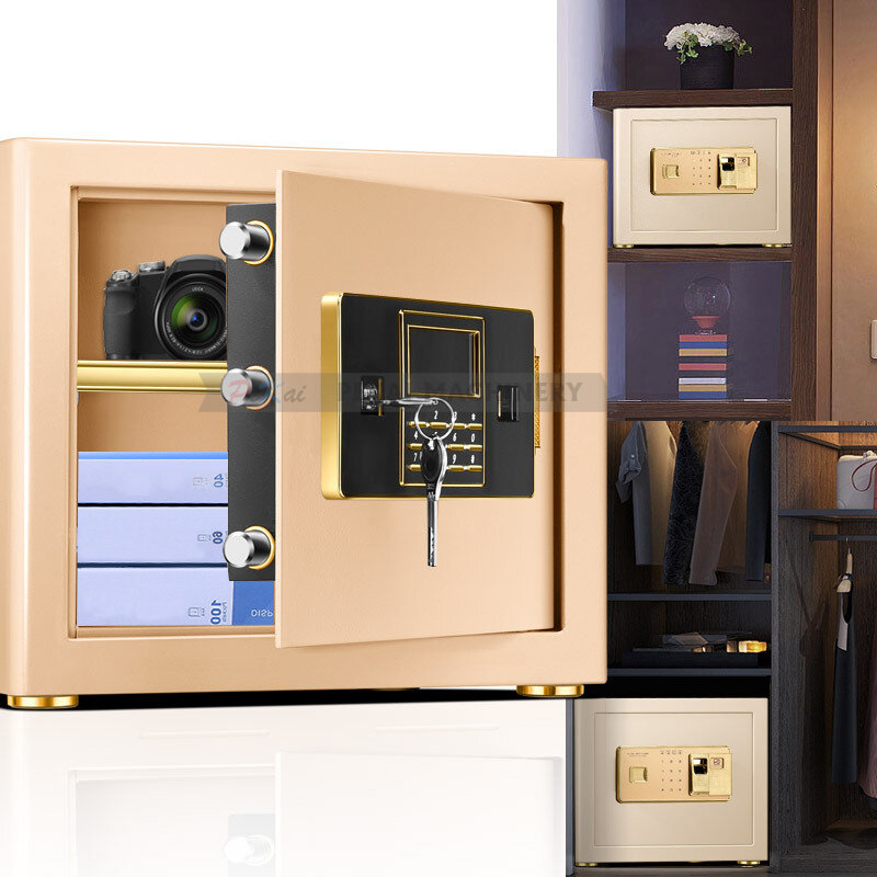 Caja de seguridad electrónica con cerradura Digital, caja de seguridad para uso doméstico y de oficina