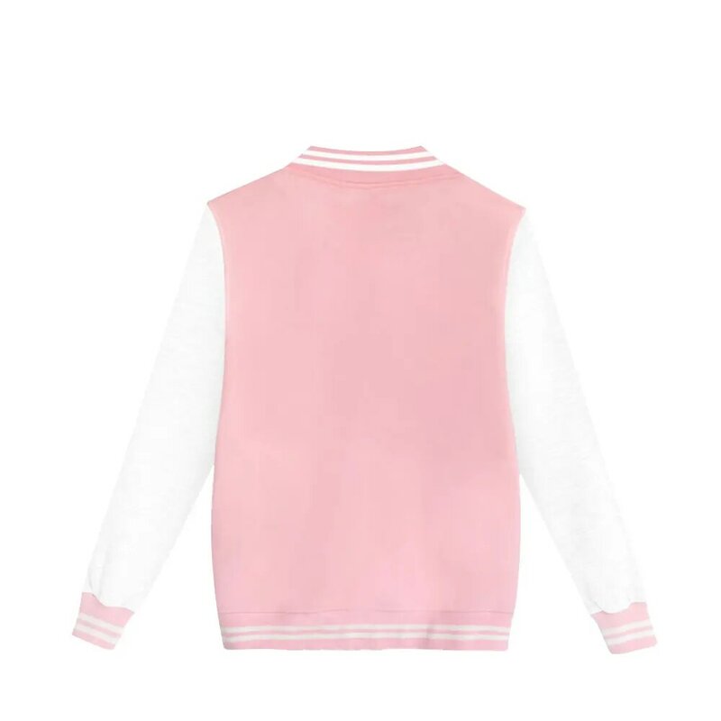 LIANSHUO-캐주얼 스포츠 재킷 탑 셔츠 남성용 여성용, 단색 버클 야구 유니폼, 2022 봄 가을 신제품