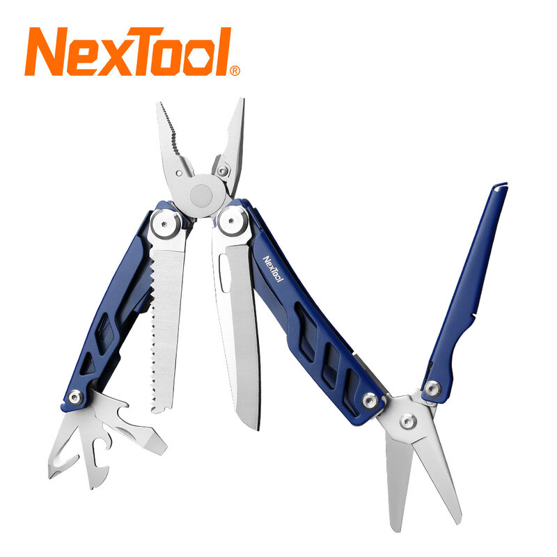 Универсальный складной нож NexTool Flagship Pro EDC, Мультитул 16 в 1, Карманный ручной мини-набор для зачистки проводов
