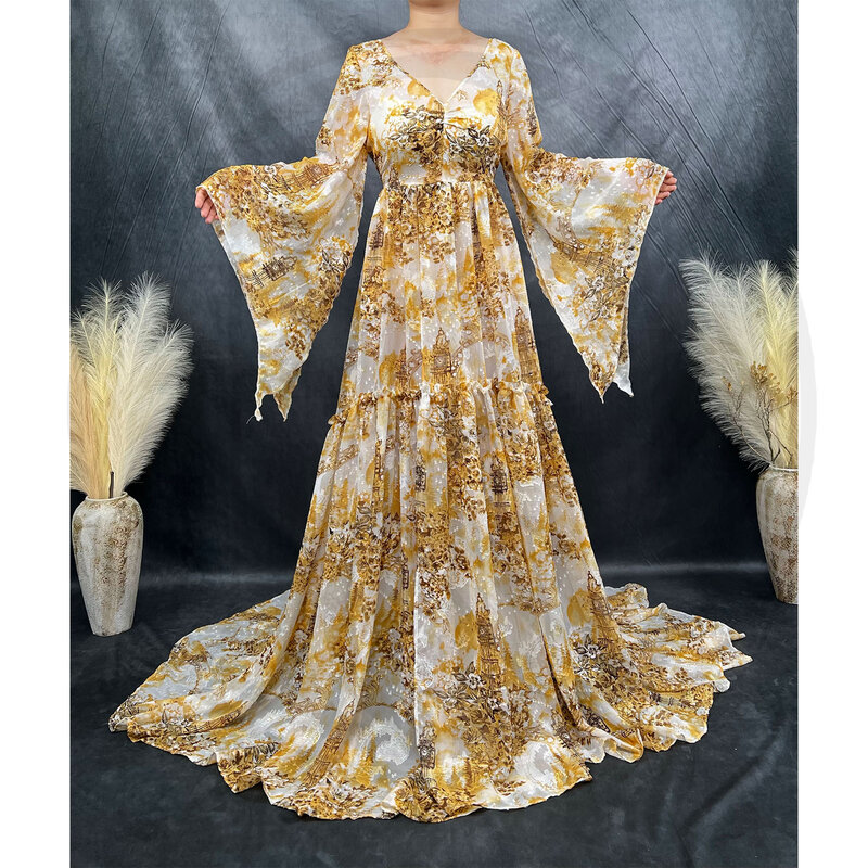 Женское платье для фотографий Don & Judy с цветочным принтом