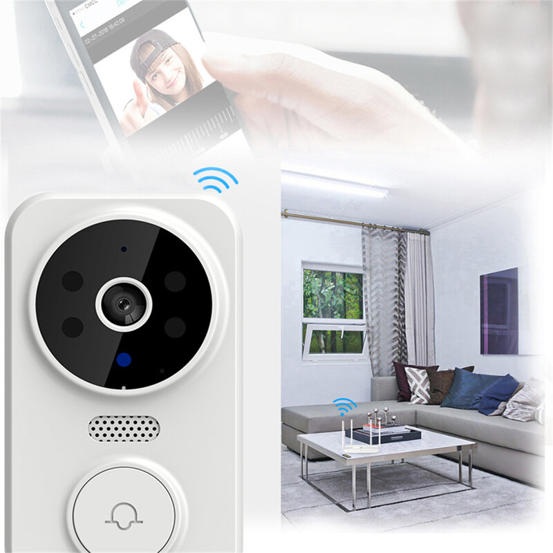 Sonnette vidéo intelligente, interphone bidirectionnel, vision nocturne infrarouge intelligente, système de sécurité de surveillance à distance, nouveau