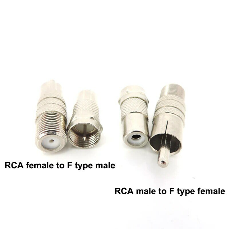 Conector de enchufe macho y hembra, convertidor Coaxial de metal L1, 5 piezas, 10 piezas, tipo F