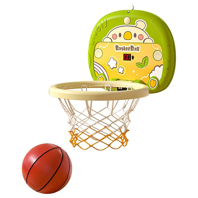 Mini Basketball Hoop Set Scoring Sport Game Basketball Training Basketball Backboard for Garden Outside Kids All Ages Children