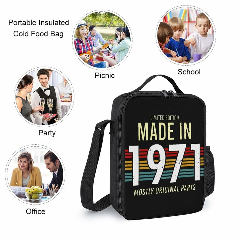 กระเป๋าเป้สะพายหลังขนาด17นิ้วแบบ3 in 1กระเป๋าใส่ข้าวกลางวันกระเป๋าดินสอทำจากกล่องดินสอสำหรับไปโรงเรียนแบบคลาสสิกแข็งแรงทนทาน1971 Original ทั้งหมด2ชุด